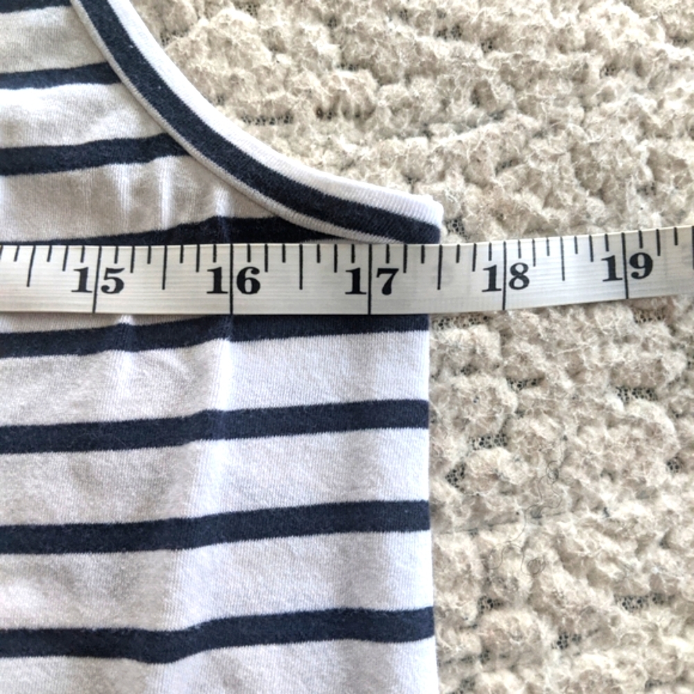 J.Crew Striped Racer Back Tank - Picture 2 of 6